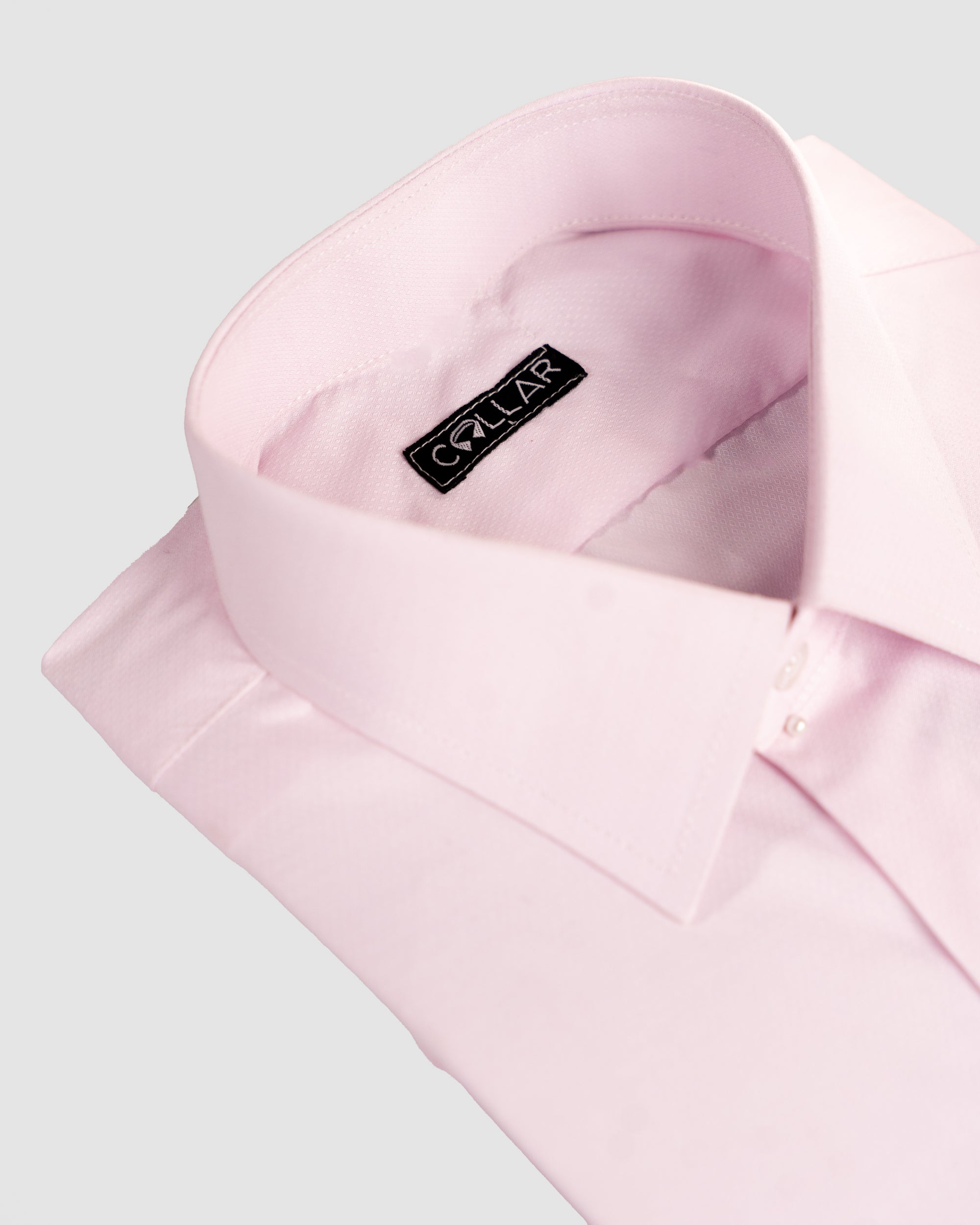 Baby Pink Textured Shirt