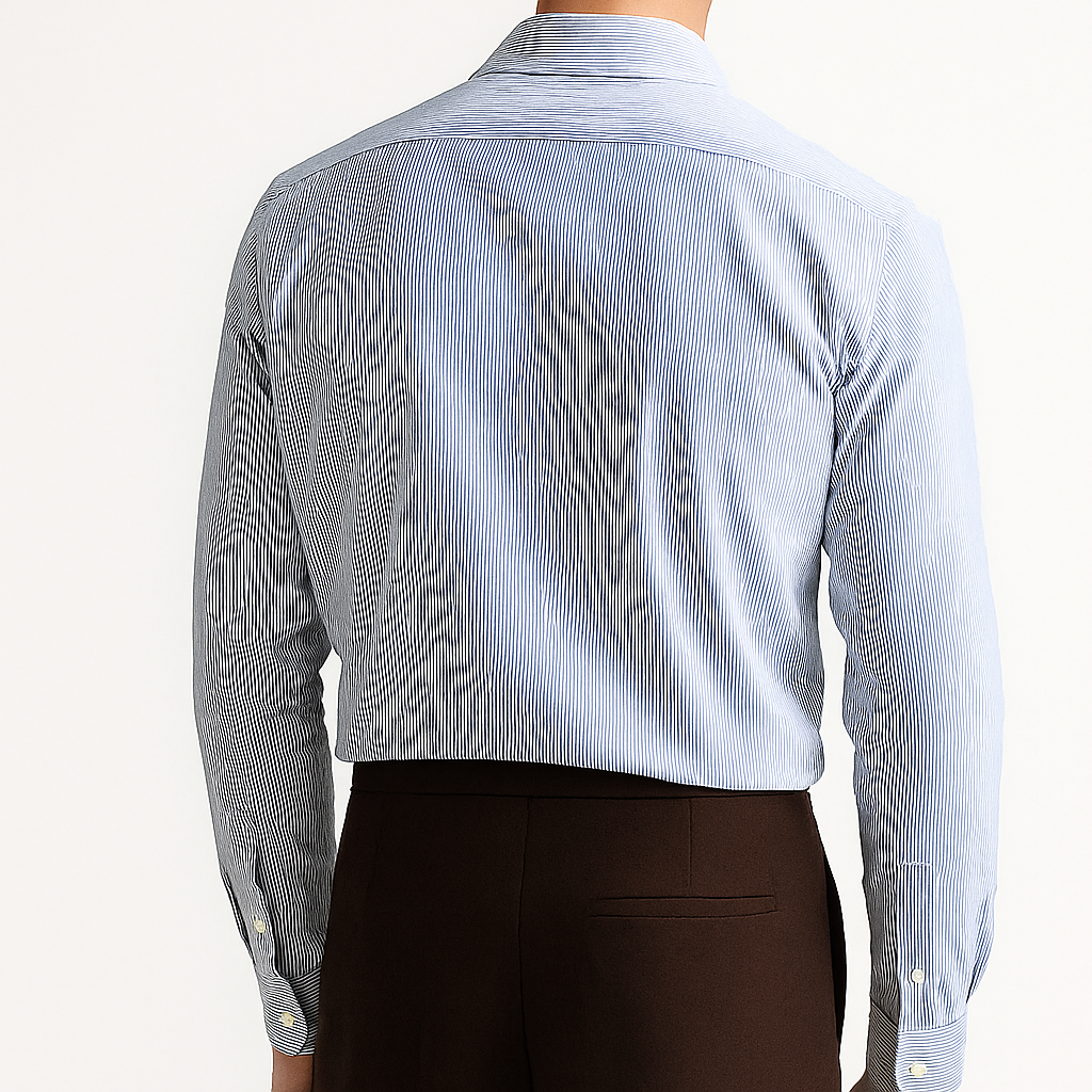 Textured Blue Shirt