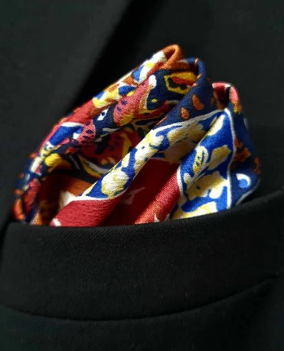 IMPERIAL MOSAIC POCKET SQUARE (13 - 13 INCHES)